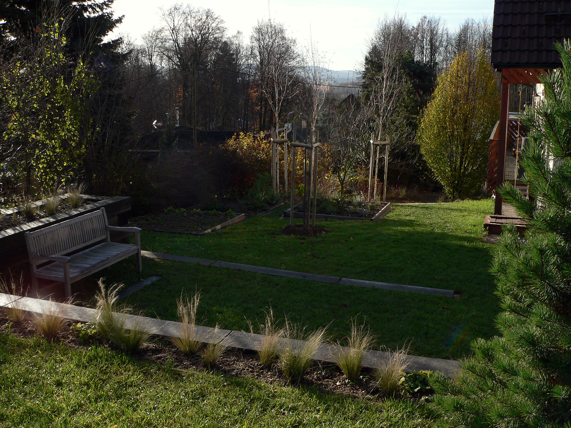 Zahrada v horách Foto zahrady